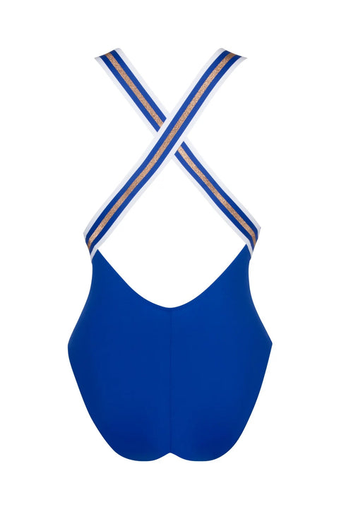 Lise Charmel 35B Energie Nautique Non Wire Halter Swimsuit